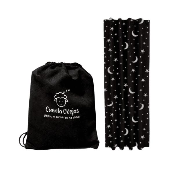 Cortina Portatil Blackout Lunas & Estrellas
