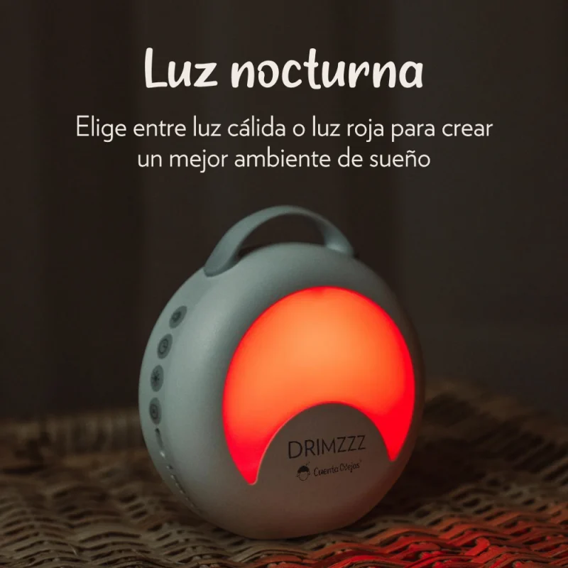 Máquina de Ruido Blanco con Luz Roja - DRIMZZZ